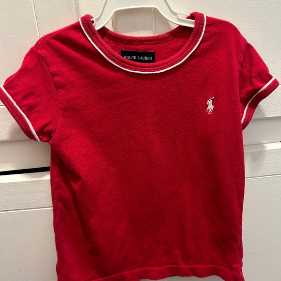 Janie and Jack girls jean size 3T and Ralph Lauren red shirt size 4 EUC - Picture 8 of 8